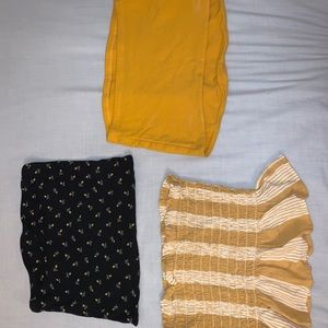 3 tube tops